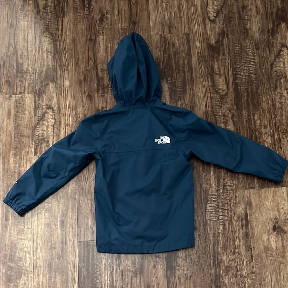 The North Face Blue Raincoat Hooded Weather-Resistant - Picture 2 of 2